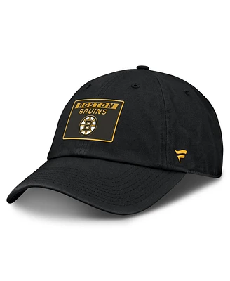 Fanatics Men's Black Boston Bruins Authentic Pro Prime Adjustable Hat