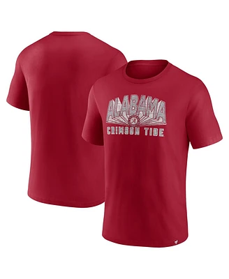 Fanatics Men's Crimson Alabama Tide Tradition Established Staple T-Shirt