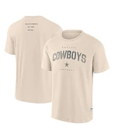 Fanatics Men's Cream Dallas Cowboys Elements Future Ground Lettering T-Shirt