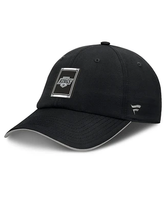 Fanatics Men's Black/Silver Los Angeles Kings Authentic Pro Ripstop Adjustable Hat