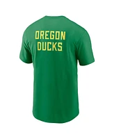 Nike Men's Green Oregon Ducks 2-Hit Stacked T-Shirt