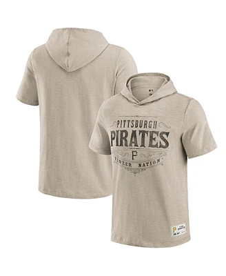 Darius Rucker Collection by Fanatics Men's Tan Pittsburgh Pirates Hooded T-Shirt