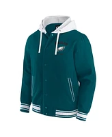 Darius Rucker Collection by Fanatics Men's Midnight Green Philadelphia Eagles Full-Snap Hoodie Jacket