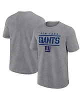 Logo Athletic Men's Heather Gray New York Giants Top Notch T-Shirt