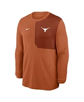 Nike Men's Texas Orange Longhorns 2025 Sideline Coach Uv Performance Long Sleeve T-Shirt