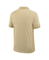 Nike Men's Gold Florida State Seminoles 2025 Early Season Coaches Sideline Victory Stripe Performance Polo Shirt