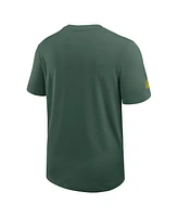 Nike Men's Green Bay Packers Sideline Uv Performance Coach T-Shirt