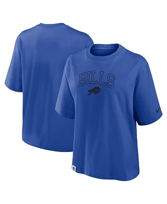 Nike Women's Royal Buffalo Bills Glory Arch Boxy T-Shirt