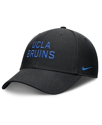 Nike Men's Black Ucla Bruins Rise Practice Adjustable Hat