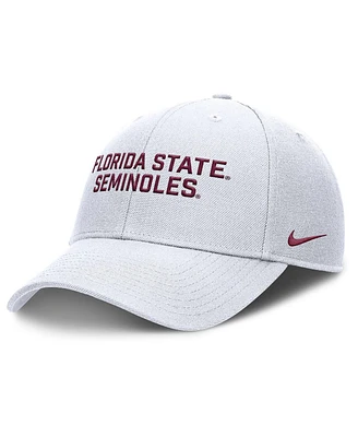 Nike Men's White Florida State Seminoles Rise Practice Adjustable Hat