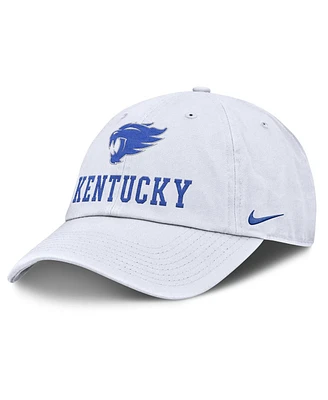 Nike Men's White Kentucky Wildcats 2025 Sideline Club Adjustable Hat