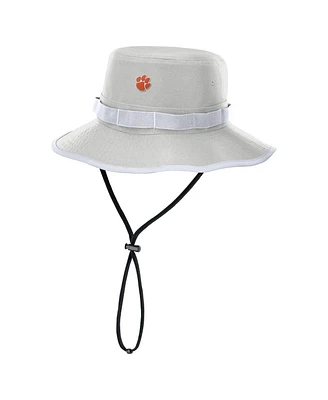 Nike Men's Gray Clemson Tigers 2025 Sideline Apex Boonie Performance Bucket Hat