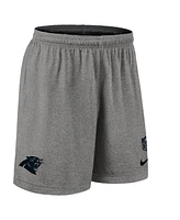 Nike Men's Black Carolina Panthers Sideline Reversible Performance Shorts