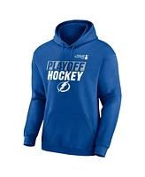 Fanatics Men's Blue Tampa Bay Lightning 2025 Stanley Cup Playoffs Breakout Fleece Pullover Hoodie