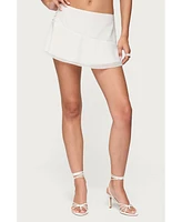 Edikted Women's Iona Chiffon Ruffle Mini Skirt