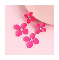 Sohi Maxi Floral Drop Earrings
