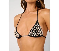 WeWoreWhat Women's Triangle Top