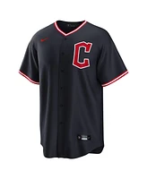 Nike Men's Steven Kwan Navy Cleveland Guardians Alternate Replica Jersey