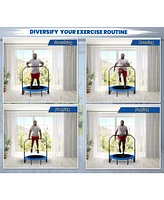 Plexalife Mini Trampoline for Adults - Rebounder Exercise Fitness Indoor/Outdoor Trampoline