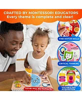Quokka Montessori Busy Book for Toddlers 3-5 Years with Interactive Pages