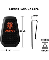 Aofar Metal Landing Pad, Rangefinder Bite Clip for Magnetic Golf Towel, Golf Rangefinder, Magnetic Golf Accessories and Easy to Install on The Golf Ba