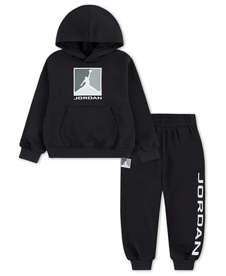 Jordan Toddler Boys 2-Piece Essentials Fleece Baseline Hoodie and Pants Set