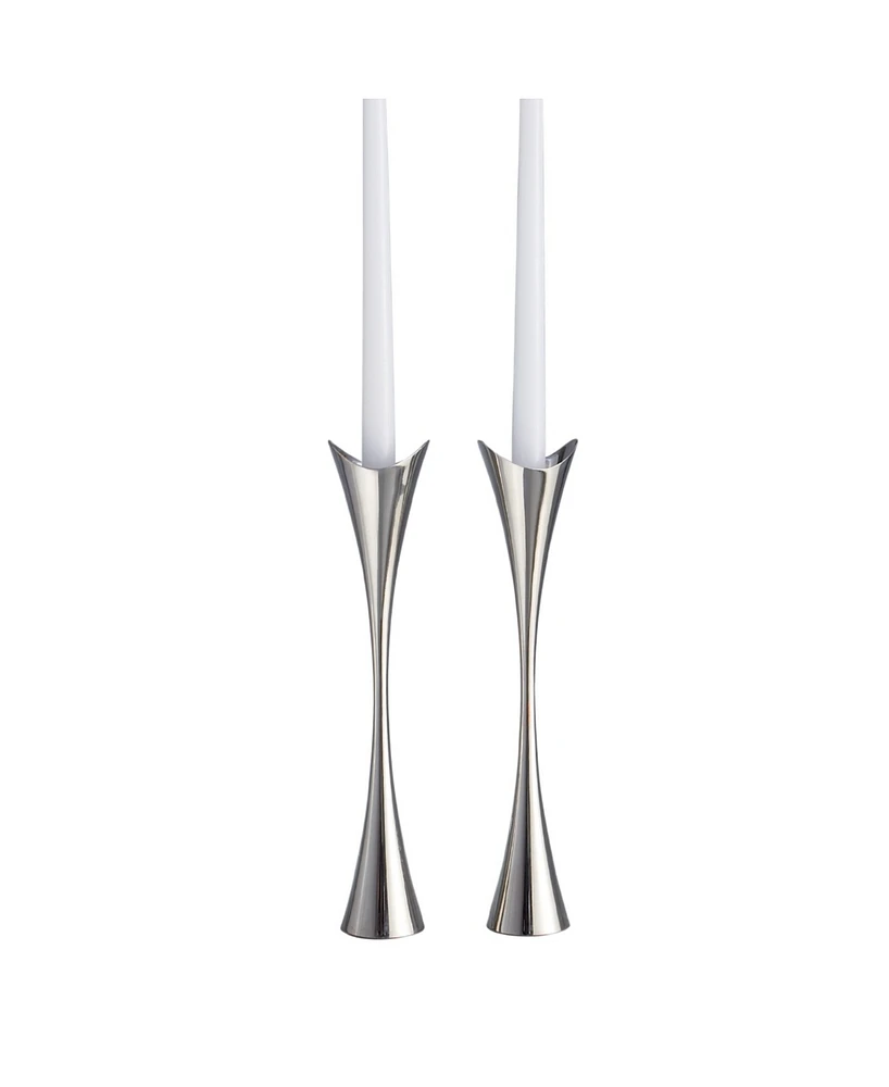 Nambe 11" Curve Candlesticks