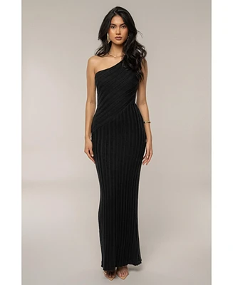 Jluxlabel Women's Fringe Knit Maxi Dress