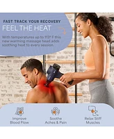 LifePro Sonic Pro Deep Tissue Percussion Massage Gun with 8 Attachments – Handheld Muscle Massager for Neck, Back & Athletes