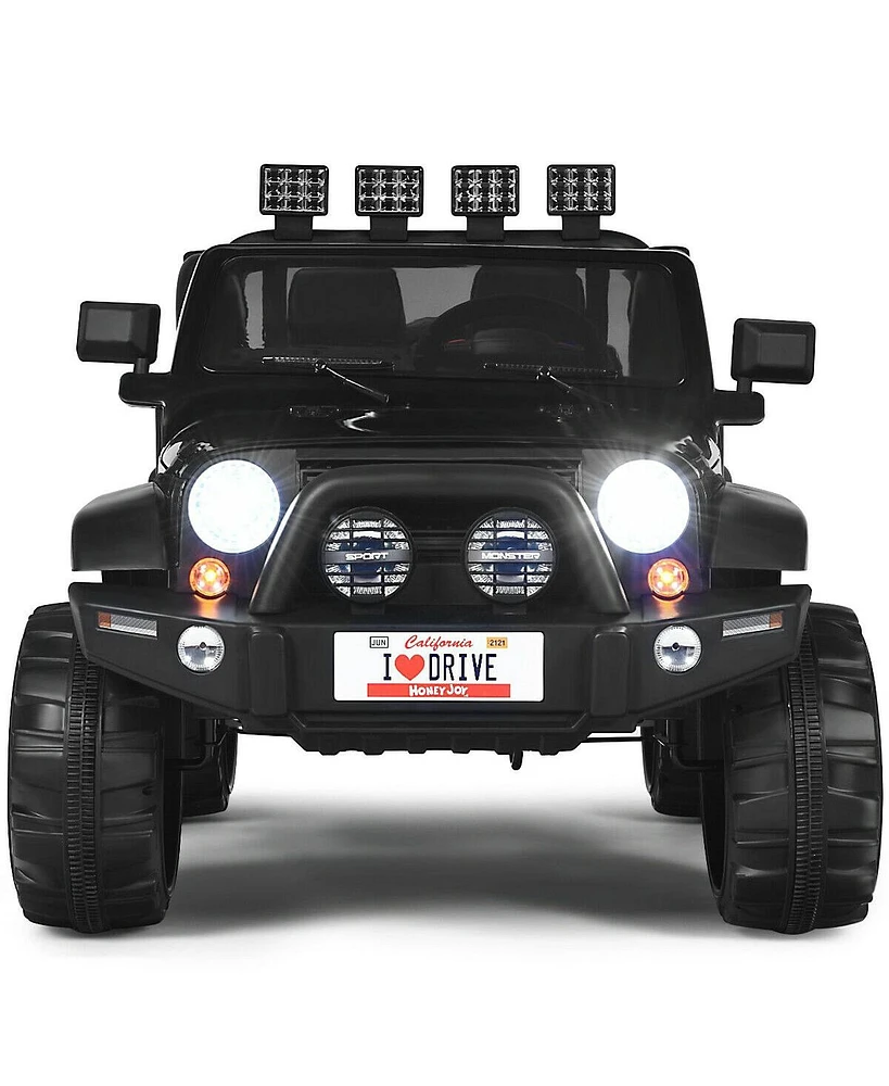 12V 2 Seater Kids Ride On Car with Storage Room