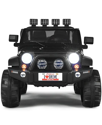 12V 2 Seater Kids Ride On Car with Storage Room