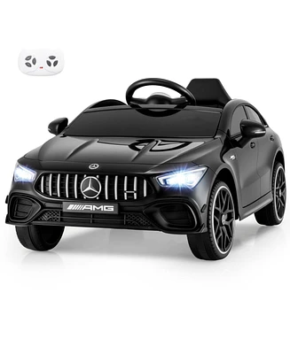 Mecale 12V Kids Ride on Car Mercedes-Benz Amg Cla 45 with Remote