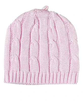 Baby Girls Cable Knit Beanie Hat