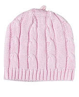 Baby Girls Cable Knit Beanie Hat