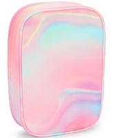 Kipling 100 Pens Aqua Flowers Zippered Pen Case