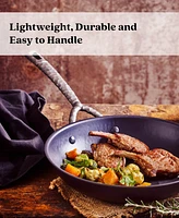 Alva Artist Premium Carbon Steel Frying Pan - Non-Toxic Pfas/Pfoe/Ptfe Free Hammered Skillet