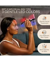 LifePro VizaCure Portable Led Light Therapy Mask for Face & Neck – Black Facial Mask for Skin Rejuvenation