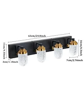 Flynama Vanity Lights With Led Bulbs For Bathroom Lighting