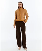 Furniq Uk Women's Suede Studded Jacket, Created for Macy's