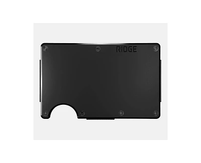 The Ridge Men's Ridge Wallet - Royal Black: Money Clip