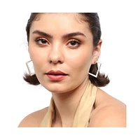 Sohi Geometric Hoop Earrings