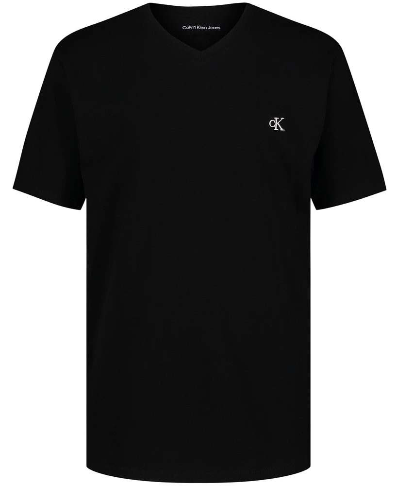 Calvin Klein Big Boys Monologo V-Neck T-Shirt
