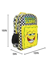 SpongeBob SquarePants "Not Afraid To Be Square" 16" Kid's Backpack For School And Travel