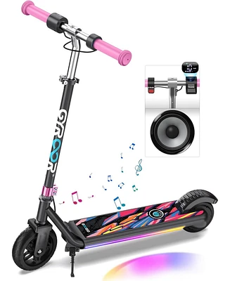 Gyroshoes H30 Max Electric Scooter for Kids, Led Dispaly, 150W Powerful Motor, Dual Brake System, Adjustable Height and Speed, Best Presents for Kids