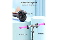 Gyroshoes H30 Max Electric Scooter for Kids, Led Dispaly, 150W Powerful Motor, Dual Brake System, Adjustable Height and Speed, Best Presents for Kids