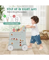 Slickblue Kids 2-in-1 Walker with Storage and Ice Creams for 1+ Years Old