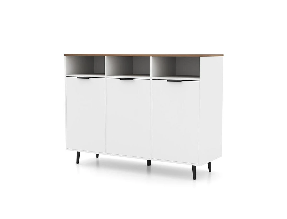 Slickblue Sideboard Buffet Cabinet Kitchen Storage Cabinet with 5-Position Adjustable Shelves