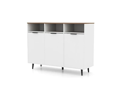 Slickblue Sideboard Buffet Cabinet Kitchen Storage Cabinet with 5-Position Adjustable Shelves