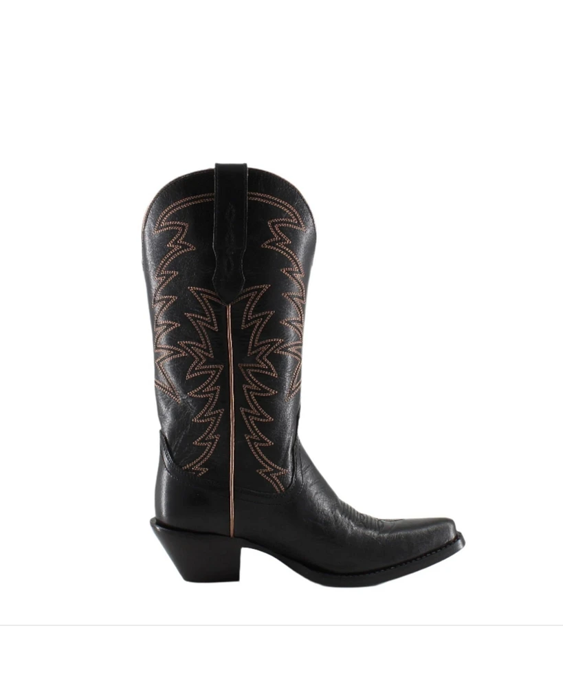 Isabella Leather Cowgirl Boots - Stylish Western Footwear & Comfort By Buck Brana