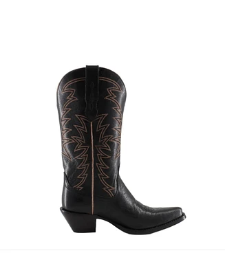 Isabella Leather Cowgirl Boots - Stylish Western Footwear & Comfort By Buck Brana